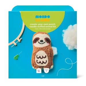 Punch Needle Stuffed Sloth Craft Activity Kit - Mondo Llama™ : Target