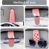TruAIR Pink Magnetic Sunglasses Visor Holder (2-Pack) - 3 of 4