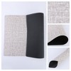 REGALWOVEN Kitchen Dining PU Heat Resistant Washable Wipeable Placemats 18 x 12 Inch 6 Pcs - 2 of 4