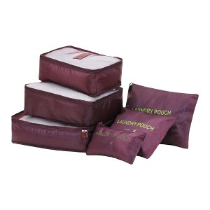REGALWOVEN Lightweight Vacation Travel Essentials Travel Storage Bag Sets 6 Set - 1 of 4
