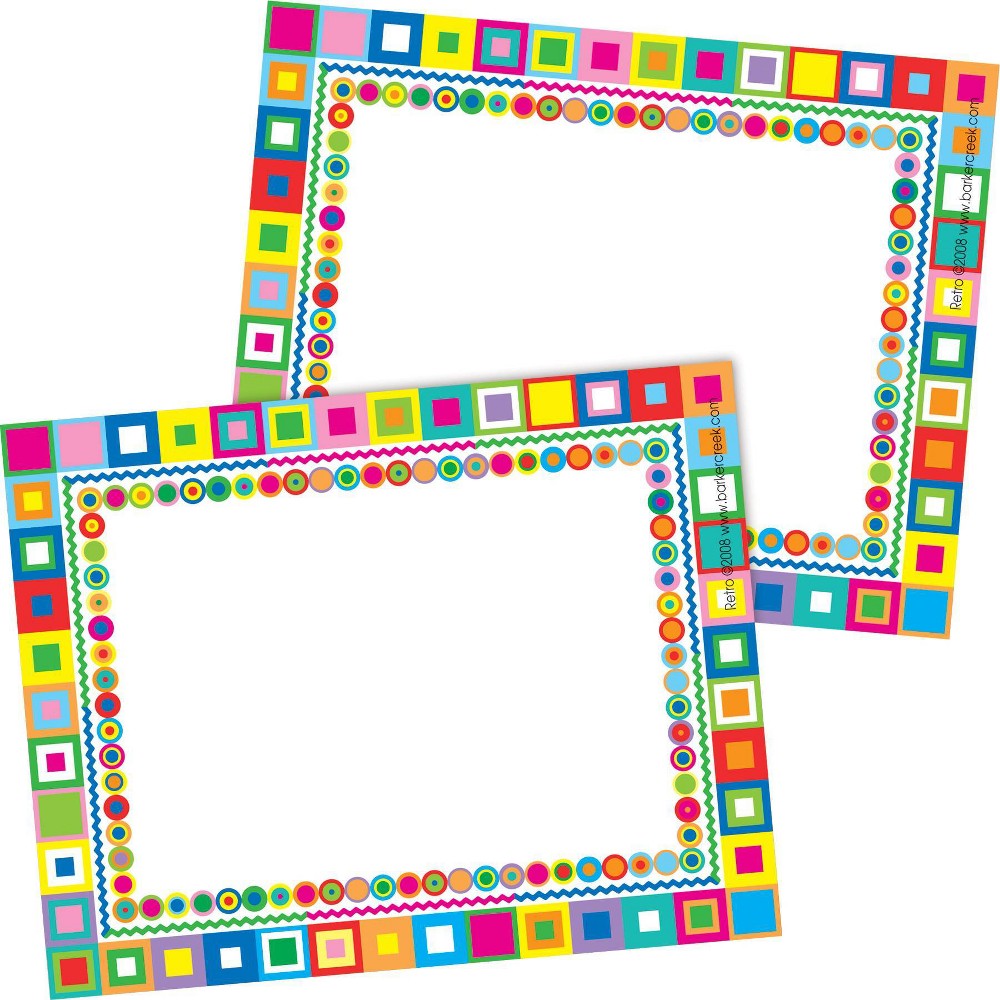 Photos - Educational Toy 2pk 45ea Retro Self-Adhesive Name Tag Labels - Barker Creek