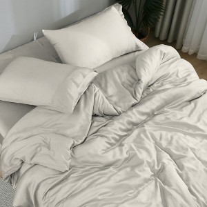 DOZ Bamboo Viscose Sheet Set, Organically Grown Bamboo, Buttery Soft, Cooling, High GSM, Deep Pockets - 1 of 4