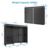 VIPEK V10C Plus Portable Closets Heavy Duty Clothes Rack Covered Wardrobe Closet, Black Clothing Rack with  Cover - 3 of 4