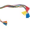 Sportime Jump Ropes, 7 Feet, Assorted Colors, Red Handles, Set of 6 - 2 of 2