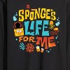 Men's - Spongebob Squarepants - Spongebob: The Search For Squarepants Sponges Life For Me Long Sleeve Graphic T-Shirt - 2 of 4