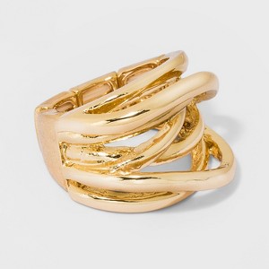 Stretch Twisted Knot Ring - A New Day Gold, Women