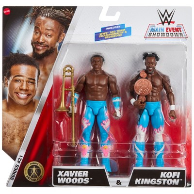 WWE Main Event 2-Packs 21 New Day Kofi Kingston & Xavier Woods Action Figure