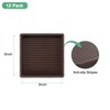 Unique Bargains Square Rubber Anti Slide Furniture Coasters Cups for Sofa Chair - 2 of 4