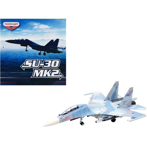 Sukhoi Su-30M2 Flanker-C Fighter Aircraft #80 "Russian Air Force" "Wing" Series 1/72 Diecast Model by Panzerkampf - image 1 of 4