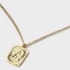 Bijoux Sport by Luv Aj MLS Gold Logo Dog Tag Pendant Necklace - 4 of 4