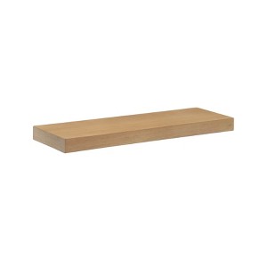 MH London Stealth 24" MDF & Mapa Burl Veneer Wall Mounted Shelve - 1 of 4