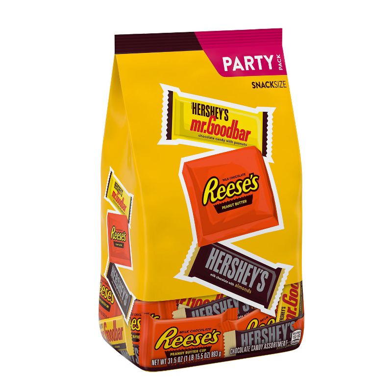 Hershey&#39;s and Reese&#39;s Chocolate Assortment Snack Size Candy - 31.5oz, 2 of 8