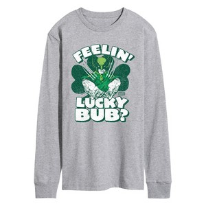 Men's - Marvel - Feelin Lucky Bub Long Sleeve Graphic T-Shirt - 1 of 3
