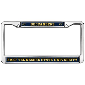 East Tennessee State Buccaneers Logo Full Size Standard License Plate Metal Frame - 1 of 4