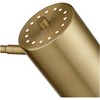 360 Lighting Carla Modern Wall Lamp Polished Brass Plug-in 5" Light Fixture Adjustable Cylinder Down Shade for Bedroom Reading Living Room Hallway - 3 of 4