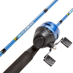 Leisure Sports Swarm Series Beginner Spincast Fishing Rod and Reel Combo - Blue - 1 of 4