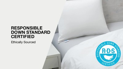 Gray Twin Organic Cotton Down Comforter