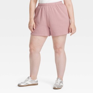 Women's Leisure Studio Mid-Thigh Fleece Shorts - Universal Thread™ - 1 of 3