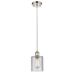 Cobbleskill - 1 Light Cord Hung Mini Pendant In Industrial Style-8 Inches Tall and 5 Inches Wide - 1 of 1