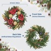Christmas Garland, Mixed Pine Decorated with Frosted Berries, Pinecones, 50 LED, for Mantle Staircase Indoor and Outdoor - 3 of 4
