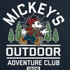 Men's - Disney - Mickeys Outdoor Adventure Club Long Sleeve Graphic T-Shirt - 2 of 4
