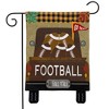 Football Truck Burlap Fall Garden Flag Pickup Sports 18" x 12.5" Briarwood Lane - 2 of 4