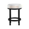 Meridian Furniture,Monette Cream Velvet Counter Stool - 2 of 4