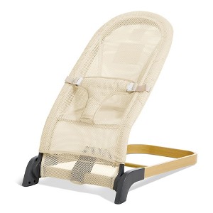 Grungis Ergonomic Baby Bouncer,Foldable Baby Bouncer Seat with 3 Height Adjustments,Portable Newborn Rocker for Babies 0-6 Months Mesh - 1 of 4