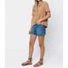 Women's Nina-Roll Cuff Short Sleeve Shirt - orb - 3 of 4
