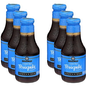 Kikkoman Takumi Teriyaki Sauce Korean BBQ - Case of 6 - 21.25 oz - 1 of 2