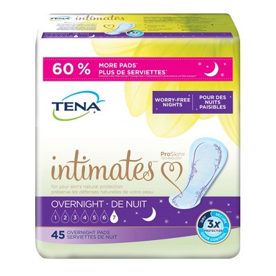 tena incontinence pads