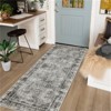 Fulvari Washable Runner Rug,Non-Slip Boho Vintage Hallway Rug with Rubber Backing, Stain Resistant Distressed Carpet Runner for Kitchen - 3 of 4