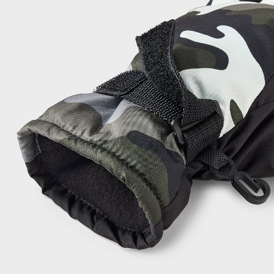 Boys' Ski Glove - Cat & Jack' Black - image 3