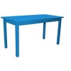 HomeRoots 60" Caribbean Blue Solid Wood Dining Table - 4 of 4