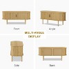 47.2" TV Stand, Modern TV Console Table with Storage Compartment and Sliding Door, Gaming Entertainment Center with Cabinet for Living Room - 4 of 4
