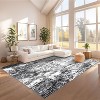 Modern Area Rugs for Living Room Washable Low Pile Thin Soft Rugs for Room Decor Simple Carpet for Office Bedroom - 3 of 4