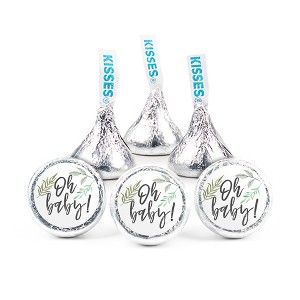 324ct Oh Baby Baby Shower Stickers for Hershey's Kisses Favors (324 Count) - By Just Candy - 1 of 2