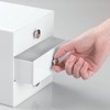 iDESIGN Original Three Drawer Set White: No Assembly Required, Plastic Frame, 6.5" Dimensions - 2 of 4