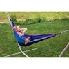 Makena Camping Hammock - Blue/Purple - Sol Living: Durable Outdoor Nylon, No Assembly Required, Includes Storage Bag - 3 of 4