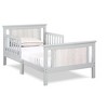 NicBex Modern Toddler Bed, Wooden Baby Bed Frame with 4 Side Guardrails and Low Rise Design for Boy and Girl - 3 of 4