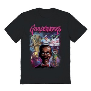 Goosebumps Men's Bootleg Collage Short Sleeve Graphic Cotton T-Shirt - 1 of 1