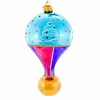 Huras Family 7.5 Inch Frosted Twilight Merry & Bright Ball Drop Reflector Tree Ornaments - 3 of 4