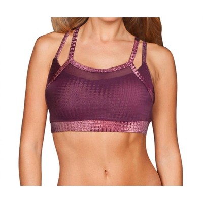 Women's Mesh Overlay Vice Low Impact Sports Bra - TLF Apparel