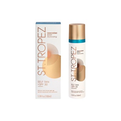 St. Tropez Suncreme Ultimate Tan Body Illumintaing - SPF30 - 3.38oz - Ulta Beauty
