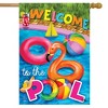 Briarwood Lane House Flag 40x28 For Outdoor Welcome To the Pool Summer House Flag Flag For Summer House Flag - 2 of 4