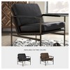 Signature Design by Ashley Contemporary Puckman Accent Chair  Black - 4 of 4
