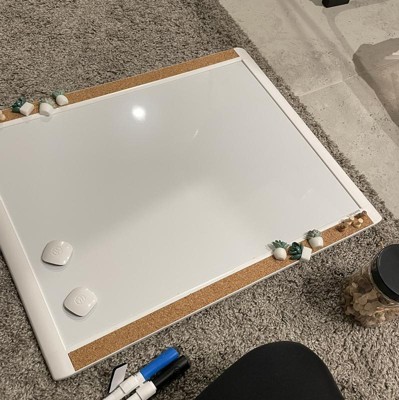 U Brands Contempo Magnetic Dry Erase Board 1-Marker 11\"X14\" White...