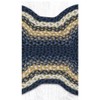 Earth Rugs Light Blue, Dark Blue & Mustard Dog Bone Stair Tread 18"x28" – Braided Cotton Pet Mat - 3 of 3