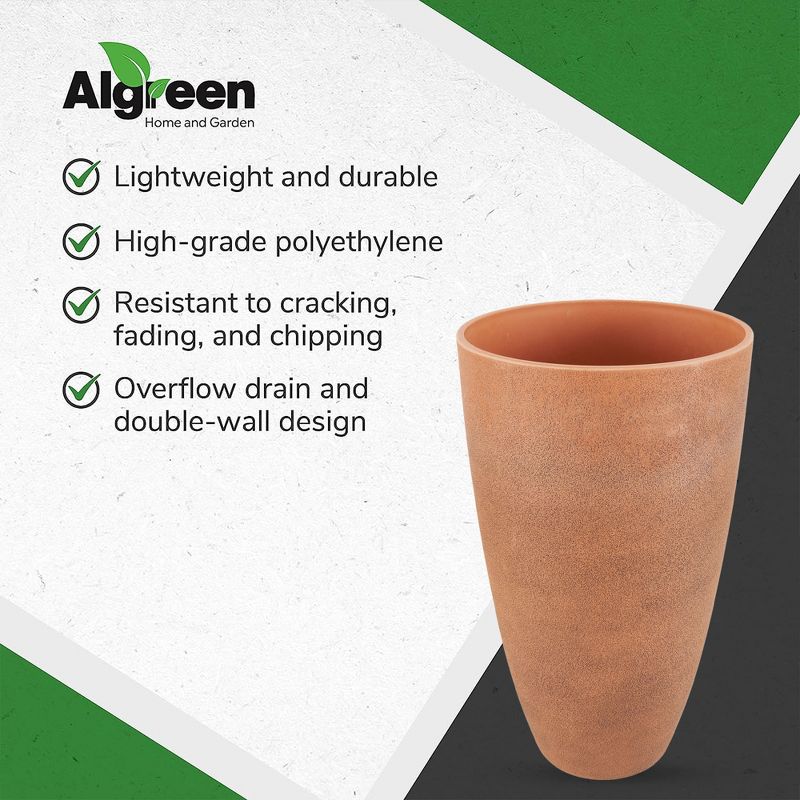 Algreen Acerra Curved Yard & Patio Vase Garden Planter, 4 of 7