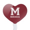 Morehouse College Primary Logo Heart Love Cupcake Picks Toppers Decoration Set of 6 - 2 of 4